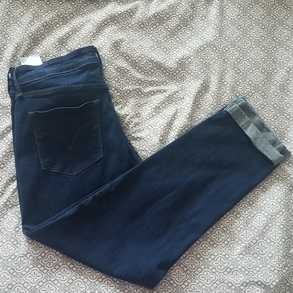Denim capris